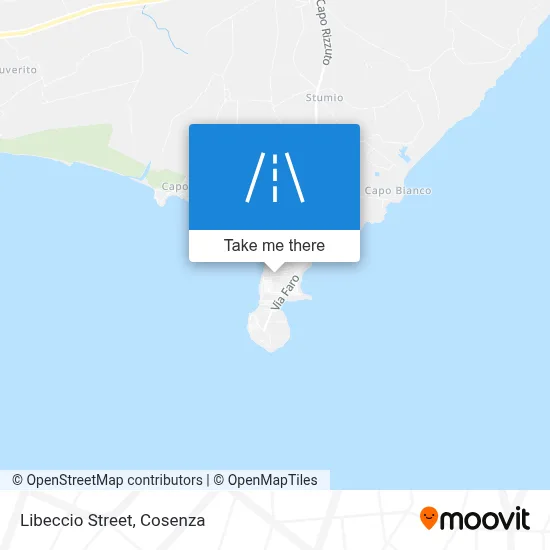 Libeccio Street map