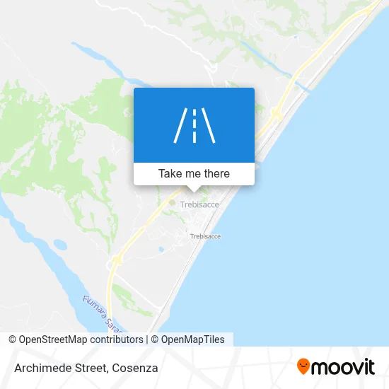 Archimede Street map