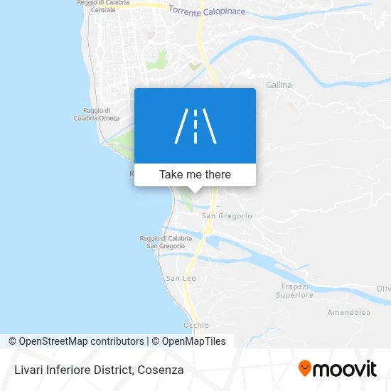 Livari Inferiore District map