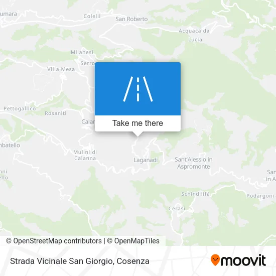 Strada Vicinale San Giorgio map
