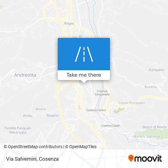 Via Salvemini map