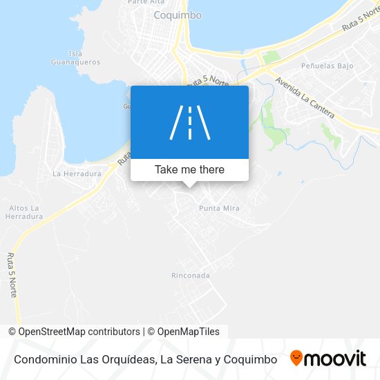 Condominio Las Orquídeas map