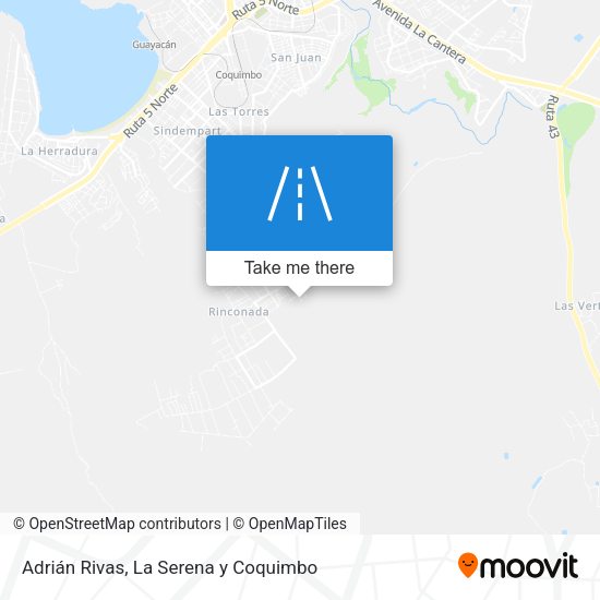 Adrián Rivas map