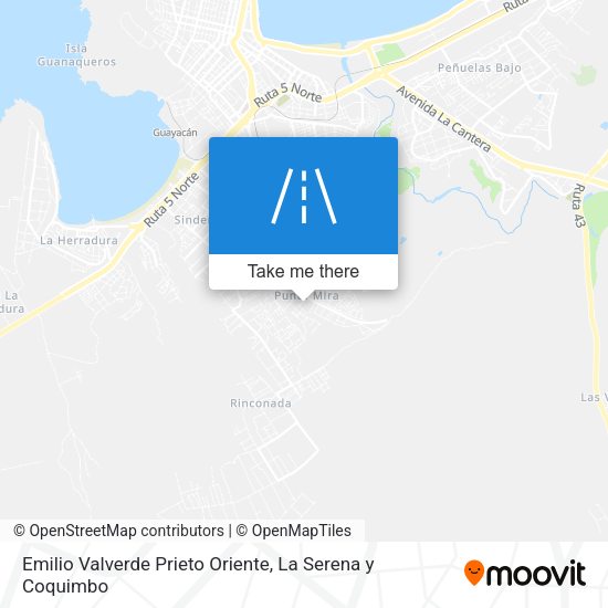 Mapa de Emilio Valverde Prieto Oriente