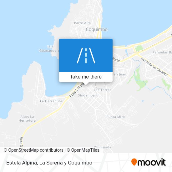 Mapa de Estela Alpina