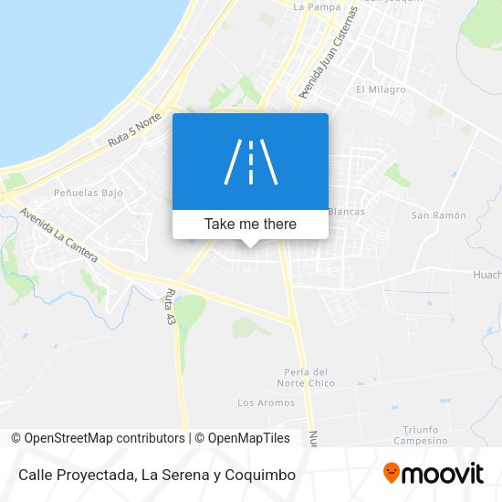 Calle Proyectada map