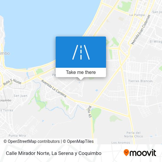 Calle Mirador Norte map