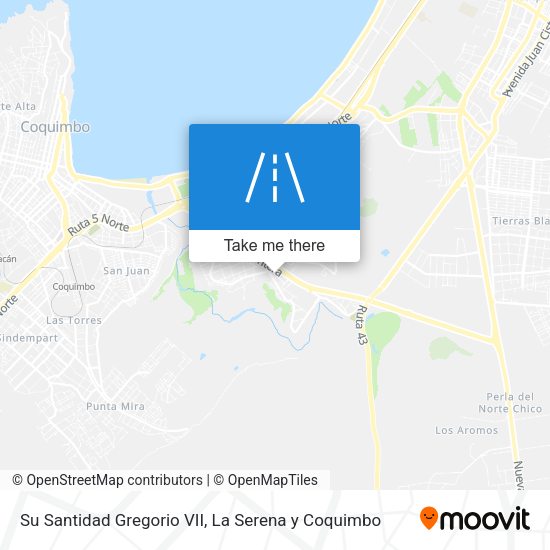 Su Santidad Gregorio VII map