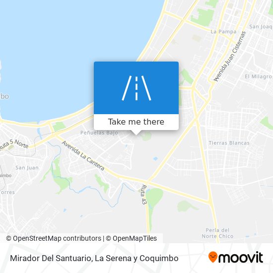 Mapa de Mirador Del Santuario