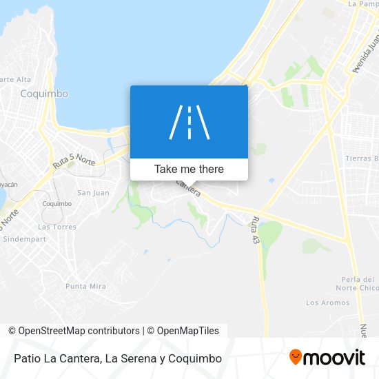 Patio La Cantera map