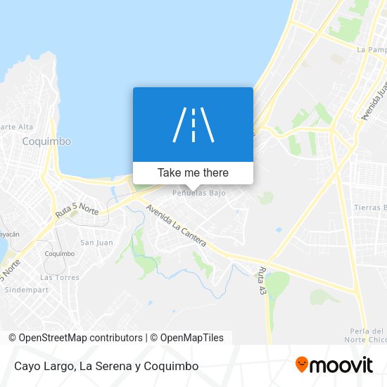 Mapa de Cayo Largo