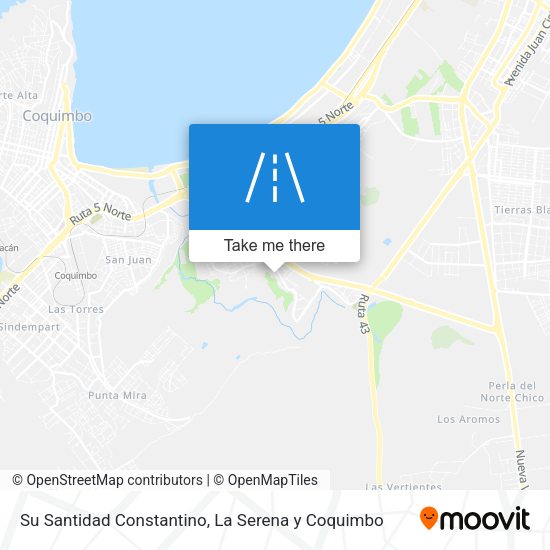 Su Santidad Constantino map