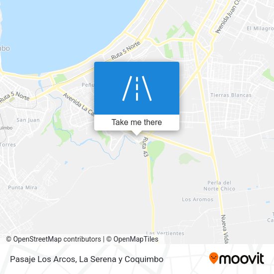 Mapa de Pasaje Los Arcos