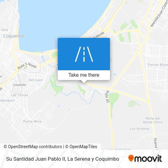 Mapa de Su Santidad Juan Pablo II