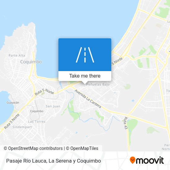 Pasaje Río Lauca map