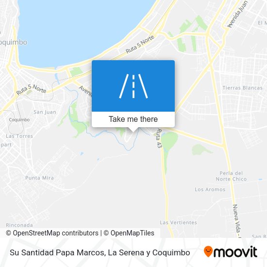 Su Santidad Papa Marcos map