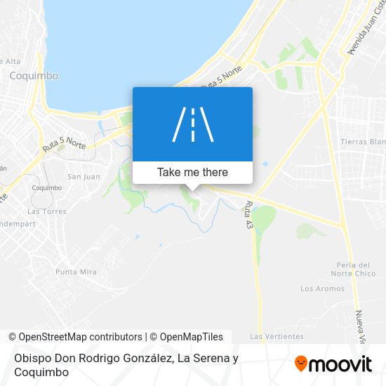 Obispo Don Rodrigo González map