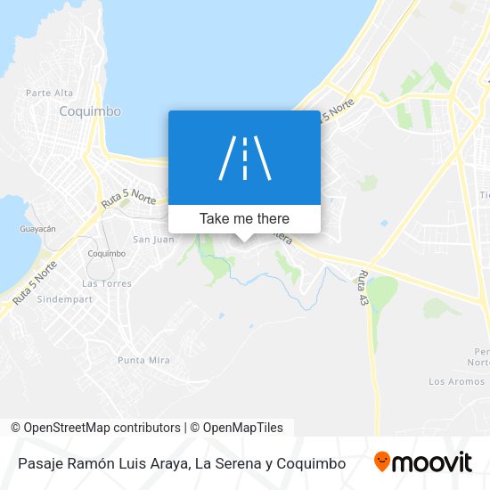 Pasaje Ramón Luis Araya map