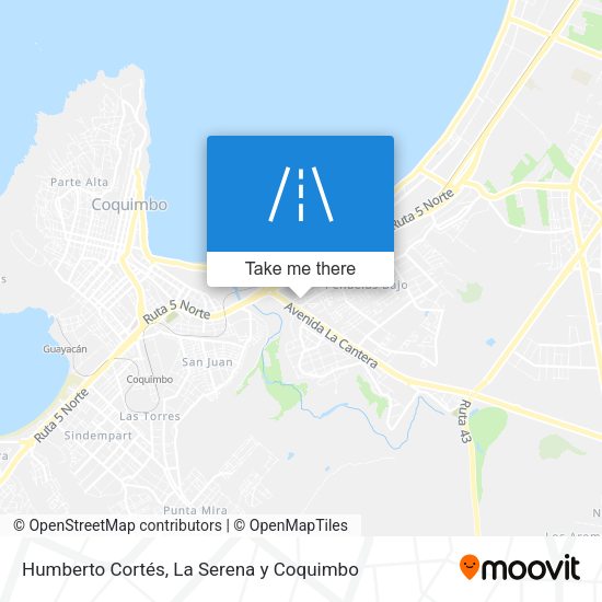 Humberto Cortés map