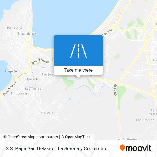 S.S. Papa San Gelasio I map