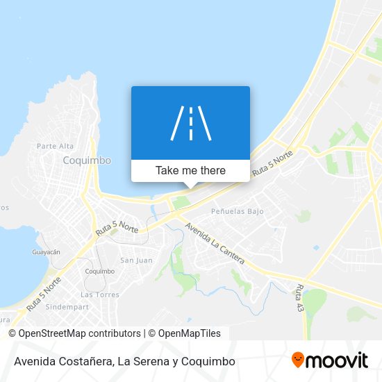 Avenida Costañera map