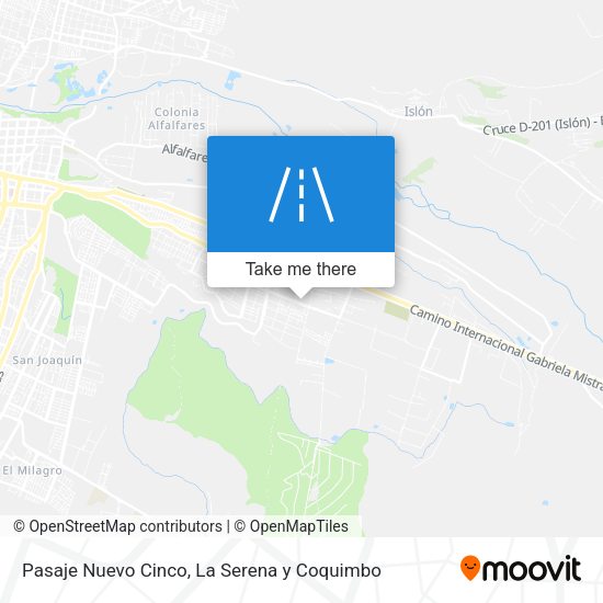 Pasaje Nuevo Cinco map