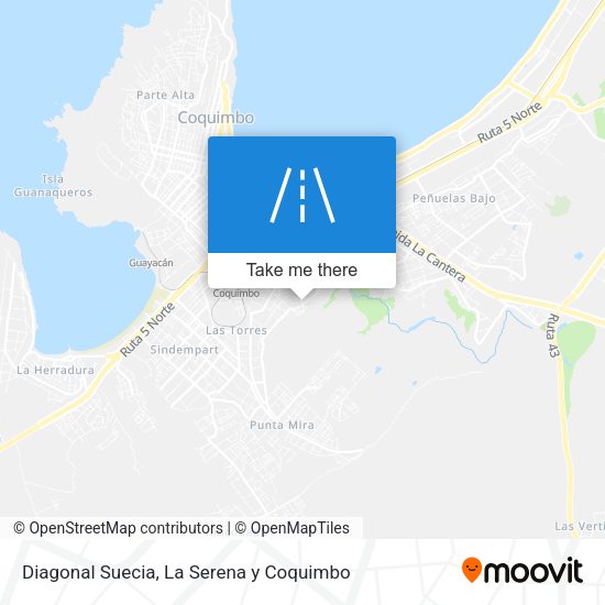 Diagonal Suecia map