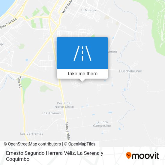 Ernesto Segundo Herrera Véliz map