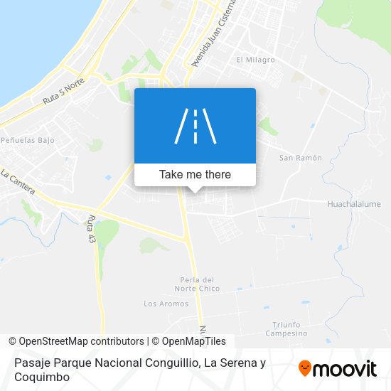 Mapa de Pasaje Parque Nacional Conguillio