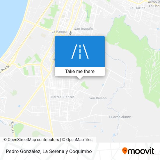 Pedro González map