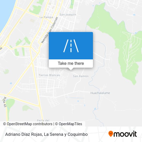 Adriano Díaz Rojas map