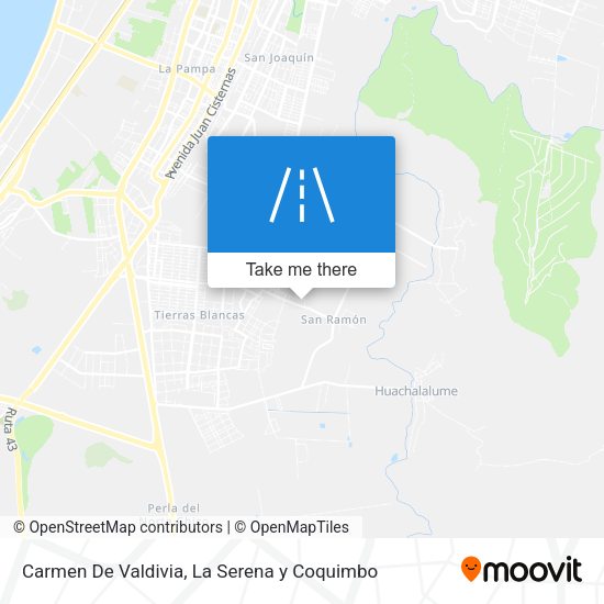 Carmen De Valdivia map