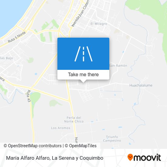 María Alfaro Alfaro map