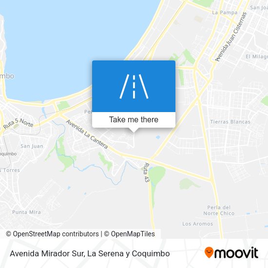 Mapa de Avenida Mirador Sur