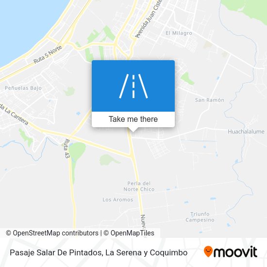 Pasaje Salar De Pintados map