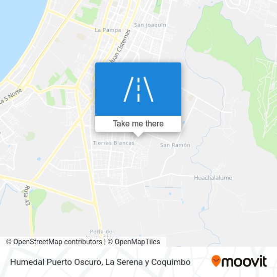 Humedal Puerto Oscuro map
