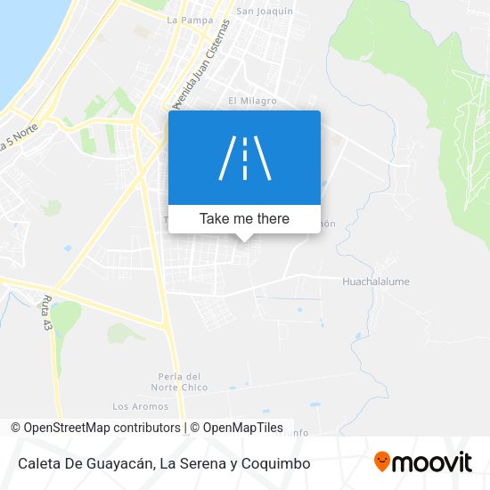Caleta De Guayacán map