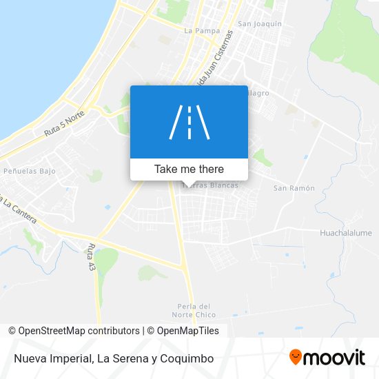 Nueva Imperial map