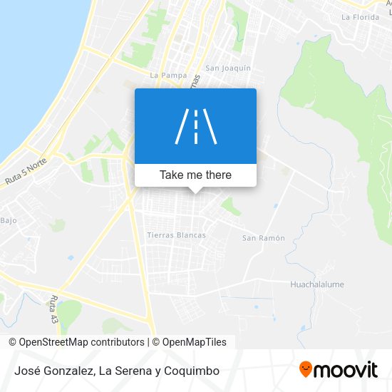 José Gonzalez map