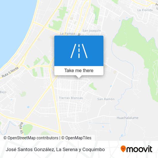 José Santos González map