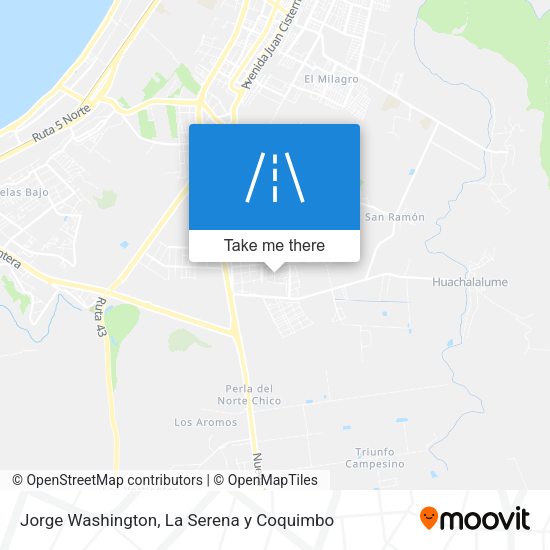 Mapa de Jorge Washington