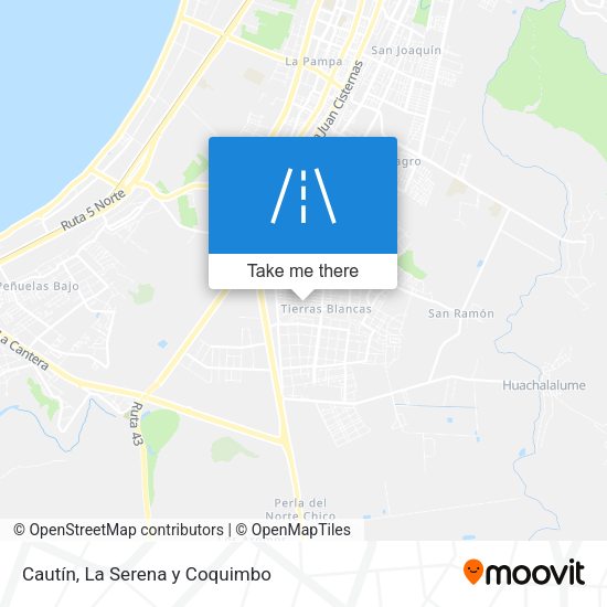 Cautín map