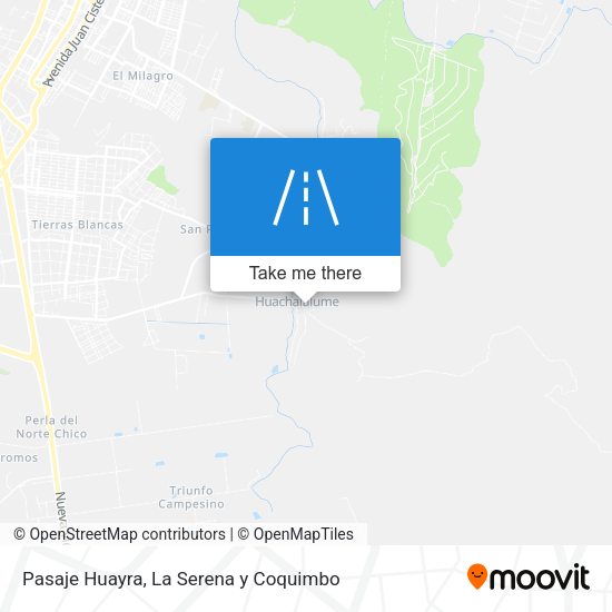 Pasaje Huayra map