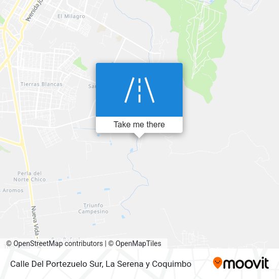 Mapa de Calle Del Portezuelo Sur