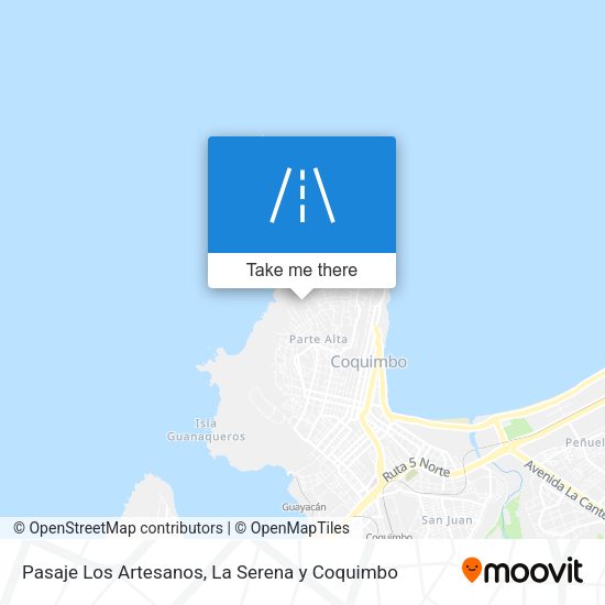 Pasaje Los Artesanos map