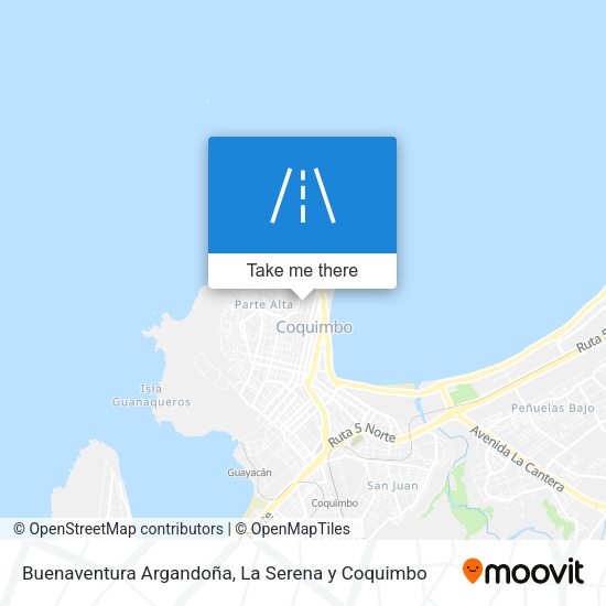 Buenaventura Argandoña map