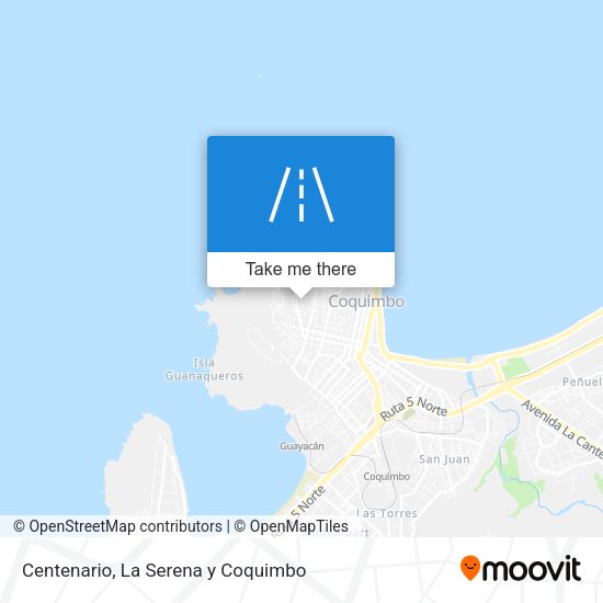 Mapa de Centenario
