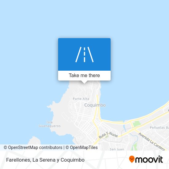 Farellones map