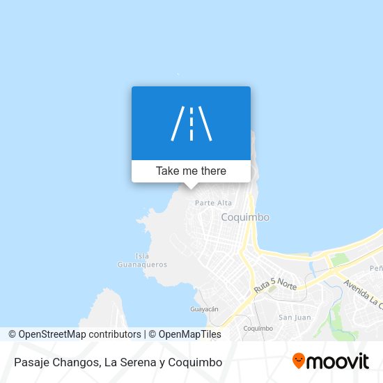 Pasaje Changos map