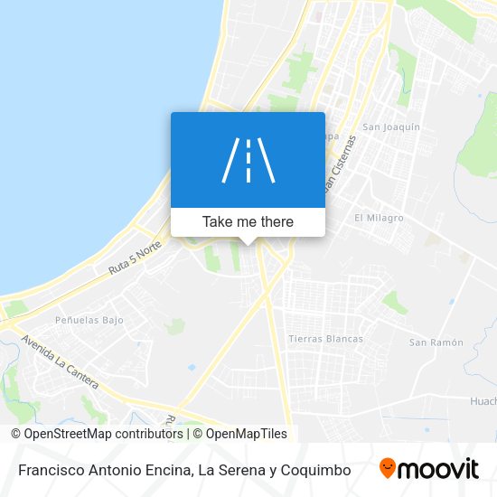 Francisco Antonio Encina map